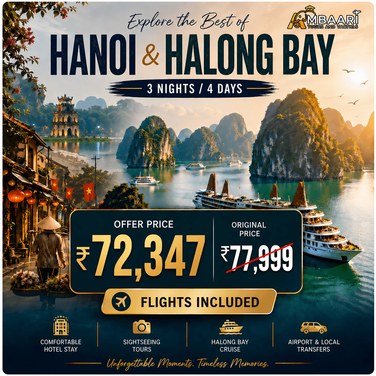 Ultimate Hanoi & Halong Escape 3N/4D