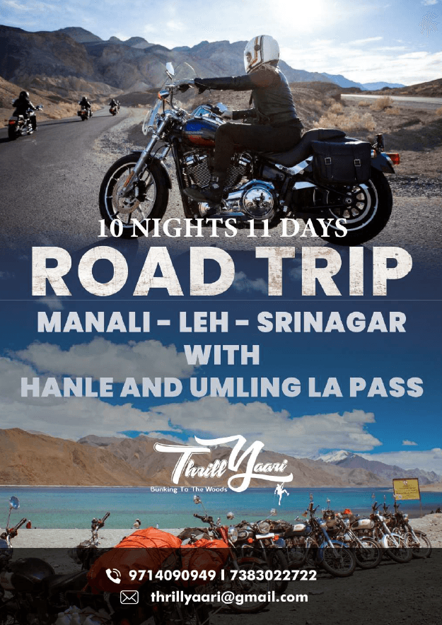 Manali - Leh - Srinagar with Hanle and Umlingla Pass Tour