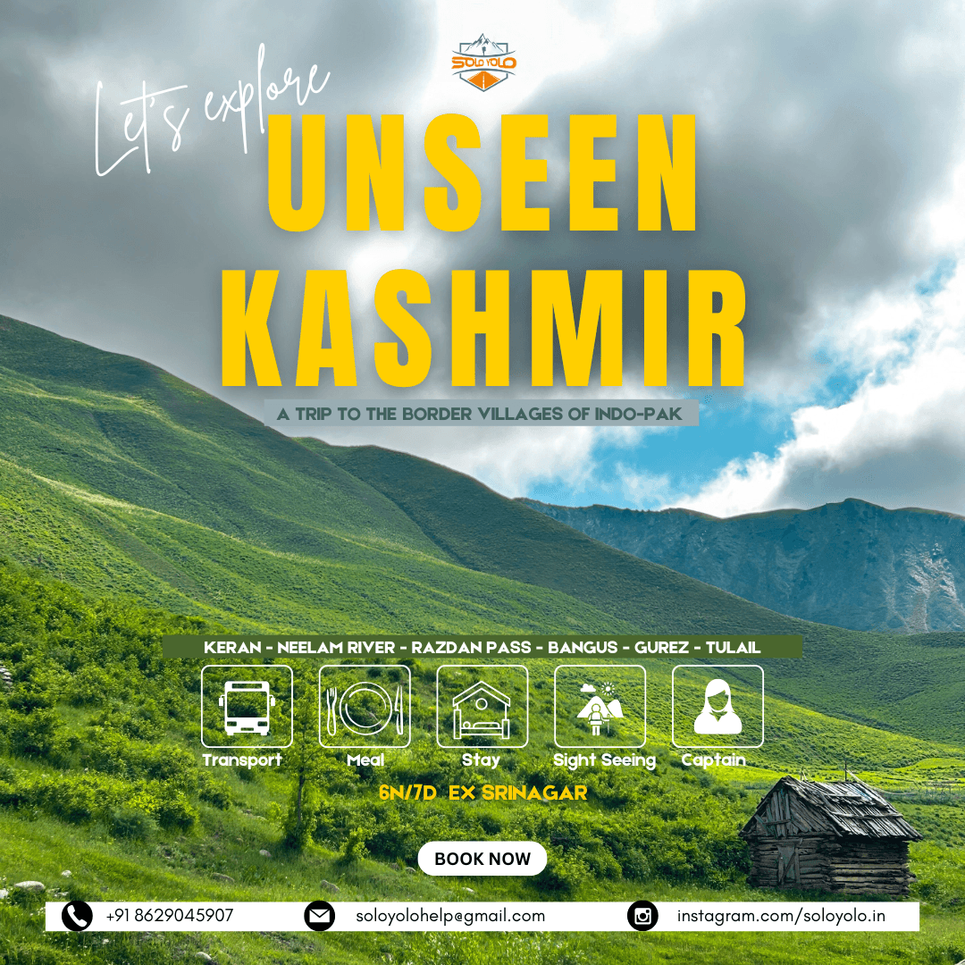 UNSEEN KASHMIR | EX-SRINAGAR | 6N/7D