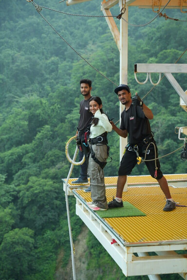 Himalayan bungee 111 mtr